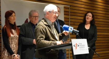 Josep Bayerri va ser homenatjat la Nit de la Comunicació de 2023.