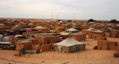 Refugiats sahrauís a Tindouf.