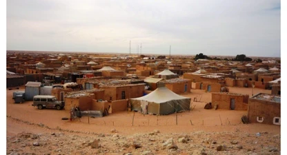 Refugiats sahrauís a Tindouf.