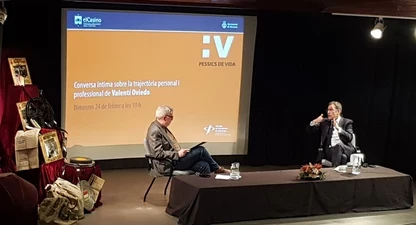 El director general del Liceu, Valentí Oviedo (a la dreta).