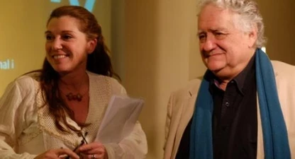 La periodista Rosa Maria Cornet i Jorge Wagensberg (Foto: Xavier Serrano)