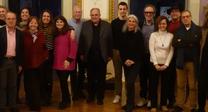 Foto de grup dels integrants de totes les Juntes de la Demarcació de Girona.