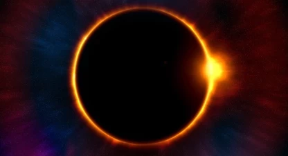 Imatge d'un eclipsi solar