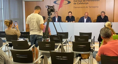 roda de premsa de presentació del premi