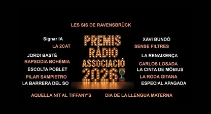 Guanyadors Premis Ràdio Associació 2026