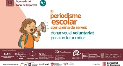 Cartell de la IV Jornada Canal de Reporters