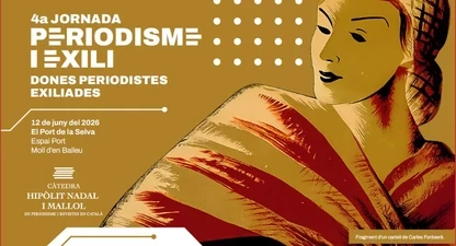Cartell de la IV Jornada Periodisme i Exili
