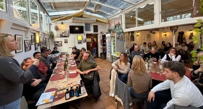 Dinar al restaurant Mestre d'Aixa de Tossa de Mar.