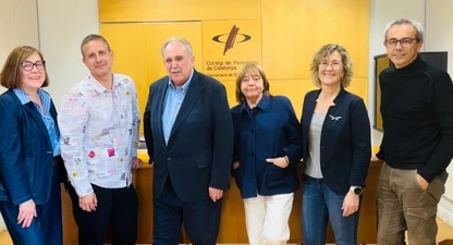 Susanna Quintana, Xavier Pi, Jordi Grau, Rosa Gil, Isabel Pascual i Jordi Ribot. 