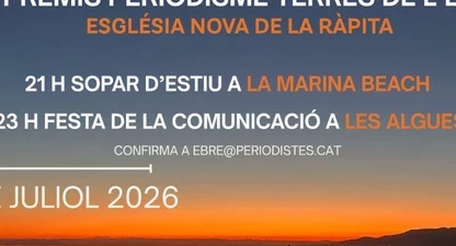 Cartell anunciador de la Nit d'Estiu de la Comunicació