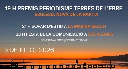 Cartell anunciador de la Nit d'Estiu de la Comunicació