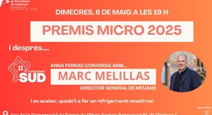Lliurament dels Premis Micro 2025.