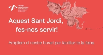 Aquest Sant Jordi, fes-nos servir!