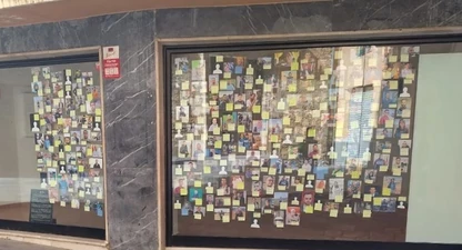 L'exposició està a l'aparador de l'antiga Can Riules.