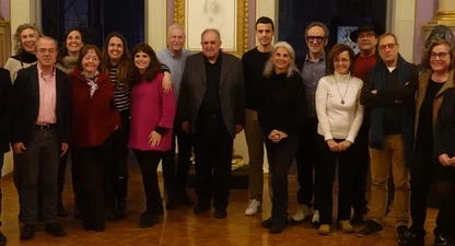 Foto de grup dels integrants de totes les Juntes de la Demarcació de Girona.