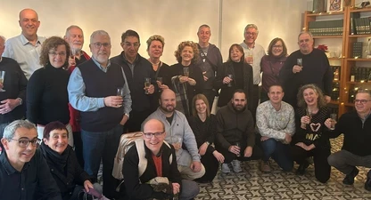 La foto oficial de la Trobada de Nadal. 