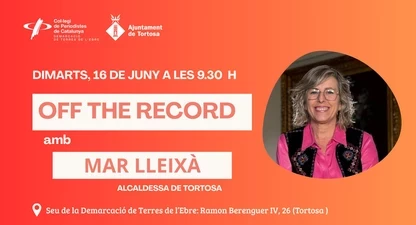 Cartell off the record Mar Lleixà