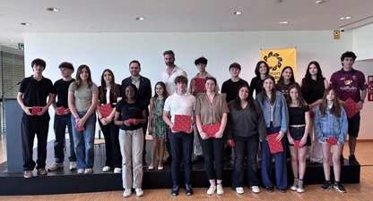 Foto de grup del lliurament del XX Premi Josep Pernau