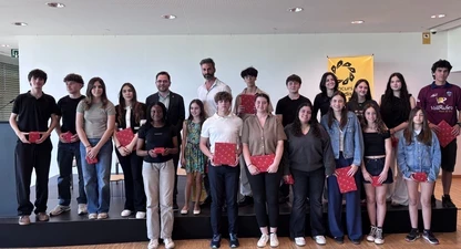 Foto de grup del lliurament del XX Premi Josep Pernau